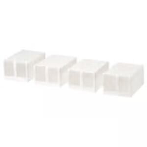 SKUBB White Shoe Savers: Breathe Easy, Find Fast, Fold Flat Pack of 4